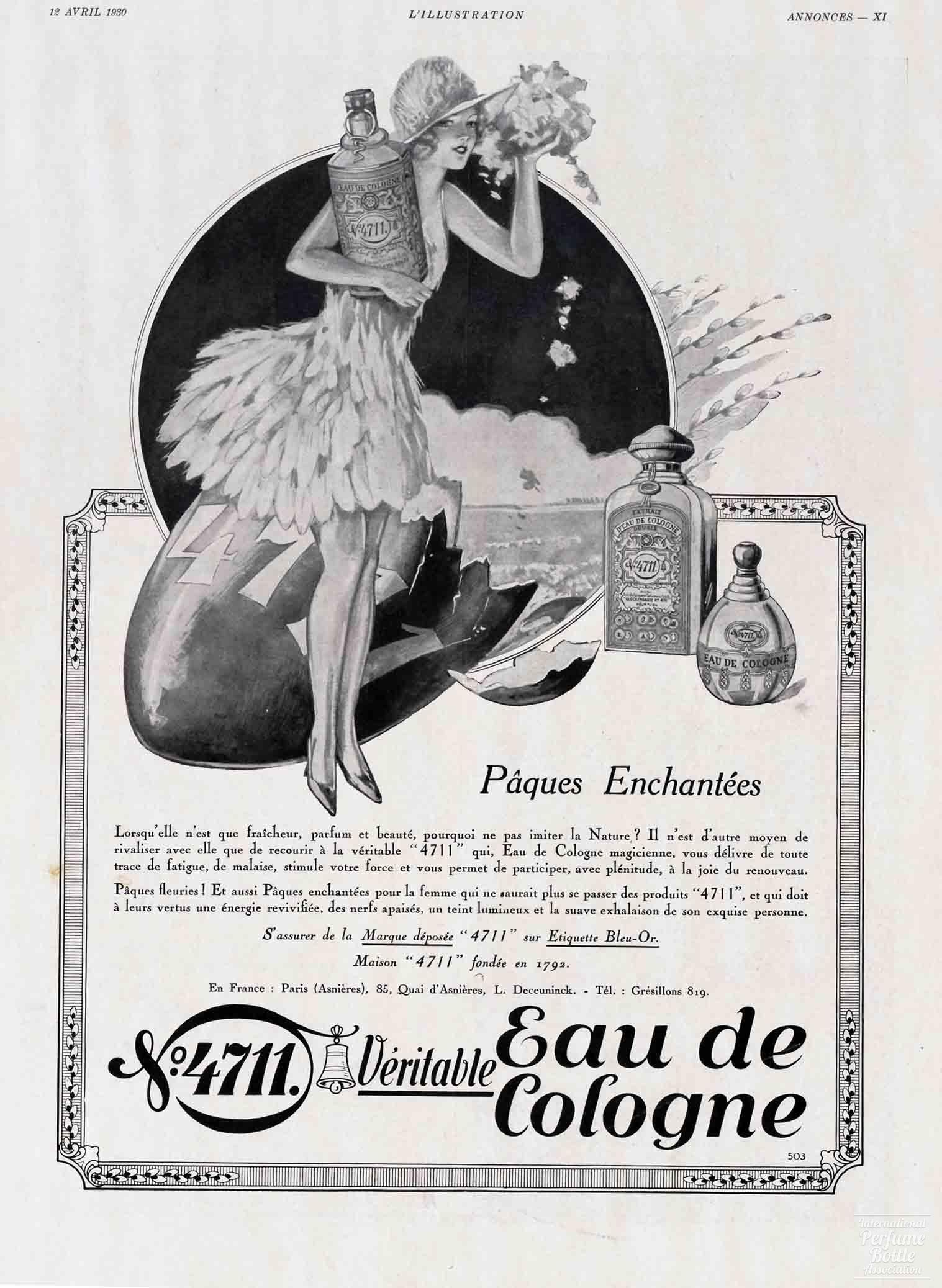 “4711 Eau de Cologne” by Mülhens Advertisement - 1930