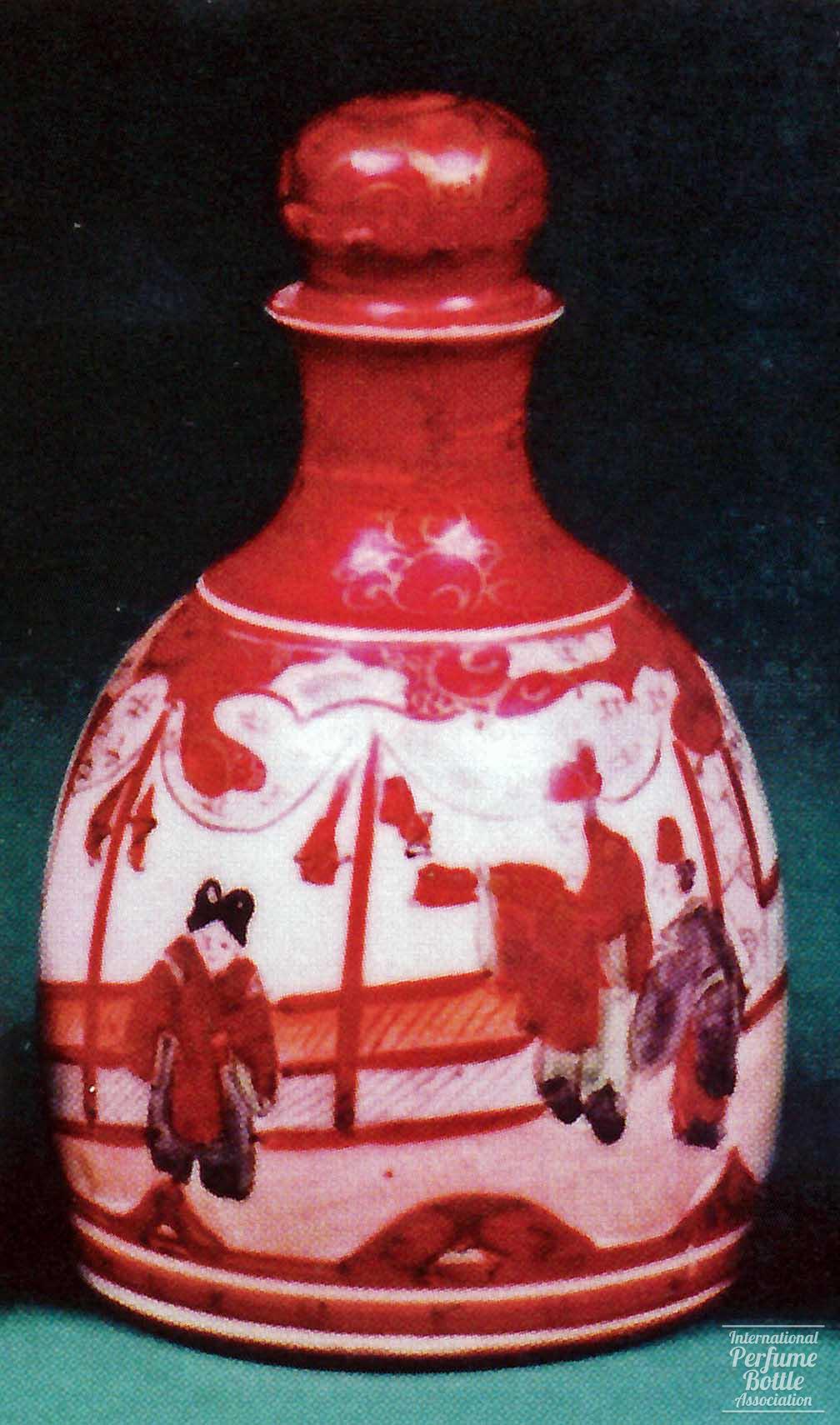 Scent Bottle With Oriental Scene