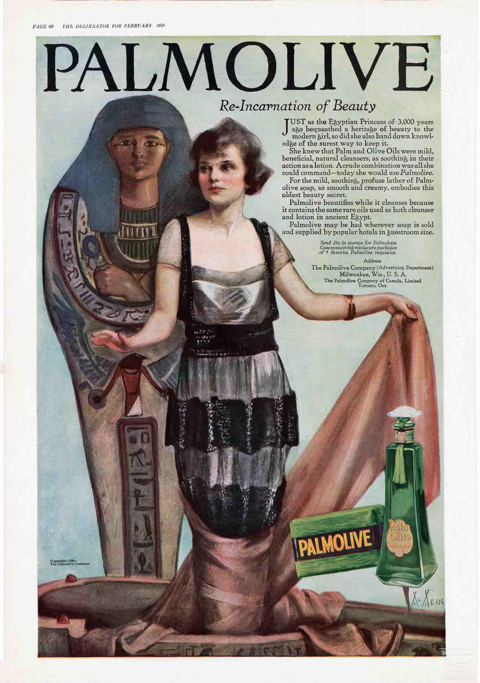 Palmolive Soap and Shampoo Advertisement - 1920