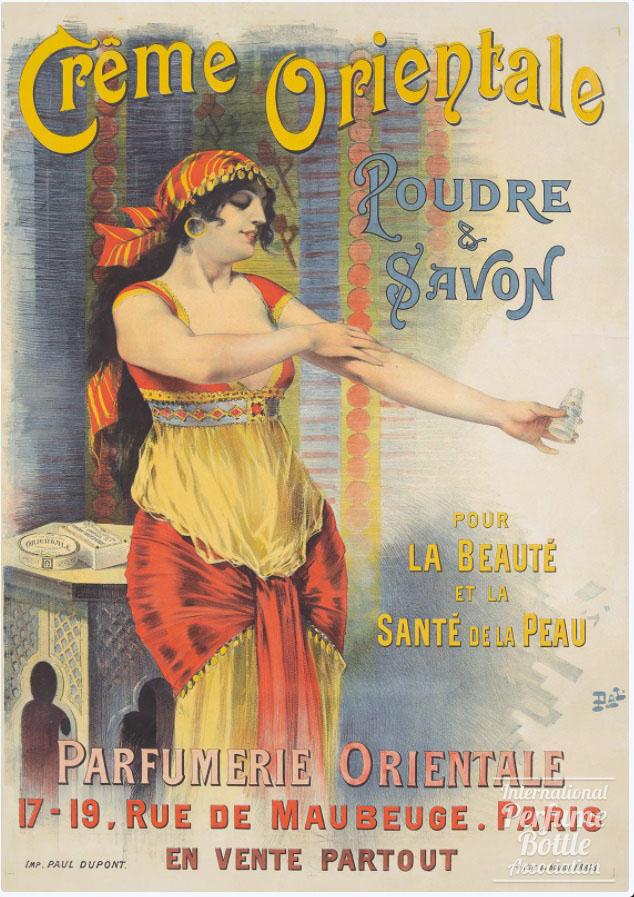 "Creme Orientale Poudre & Savon" by Parfumerie Orientale Poster - 1898