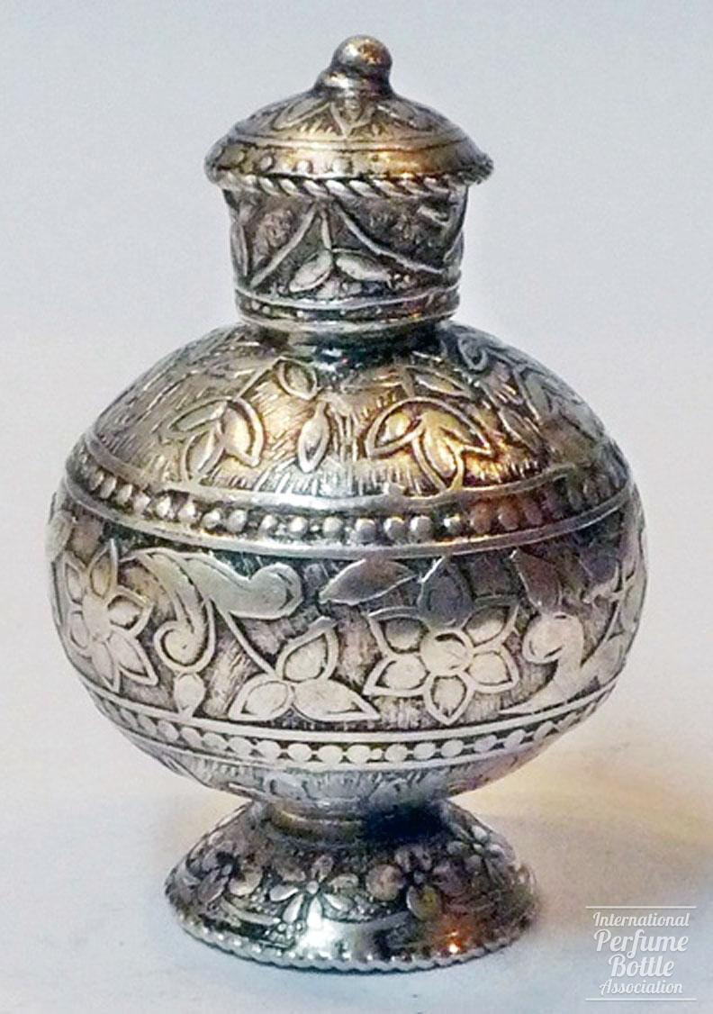 Silver Scent Bottle From India