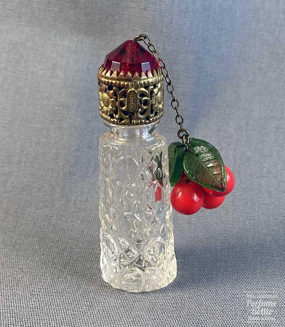 Mini Czech Perfume With Cherry Dangles