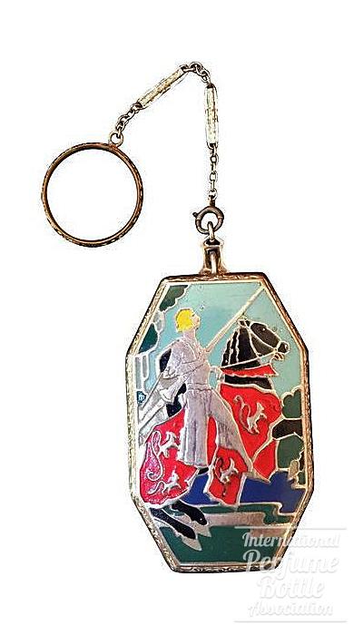 "Knight on Horse" Compact by J. M. Fisher