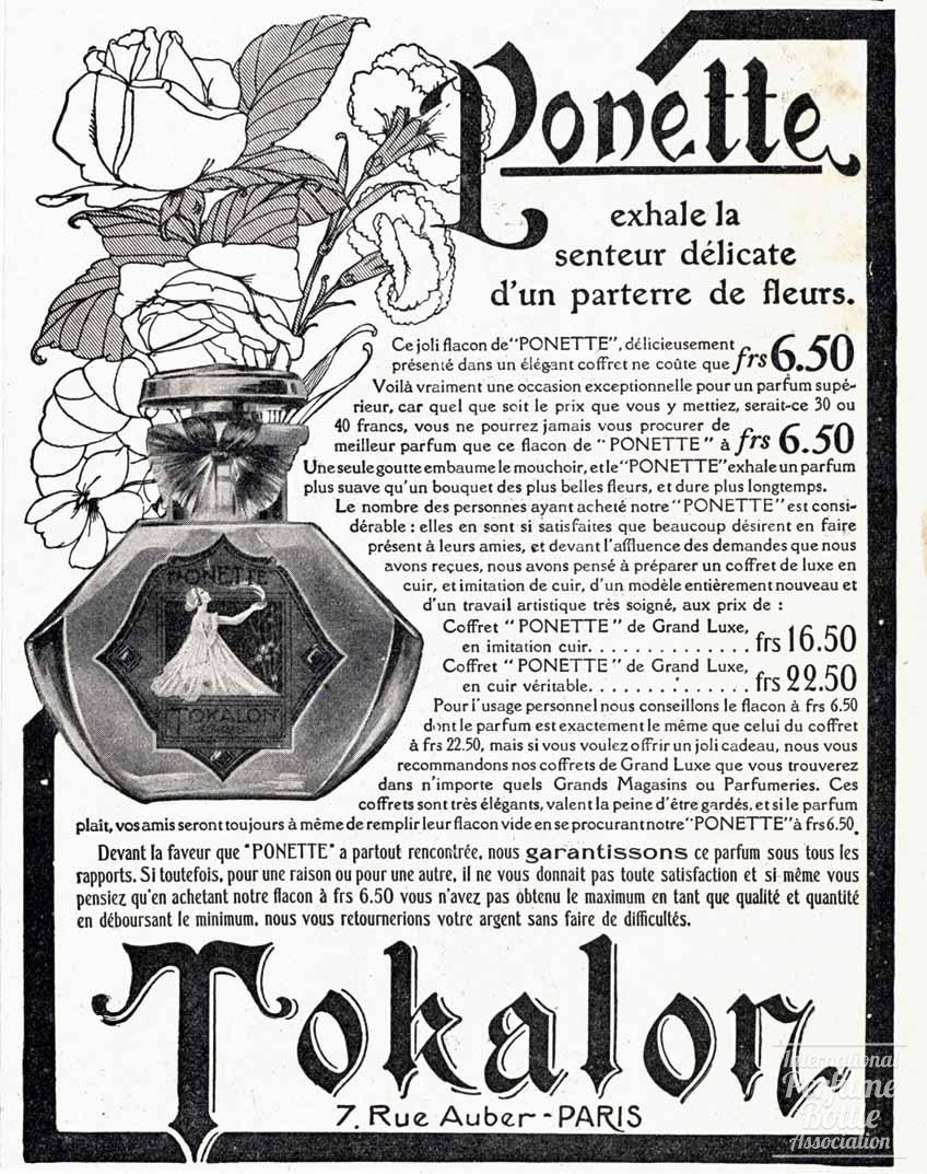 "Ponette" by Tokalon Advertisement - 1913