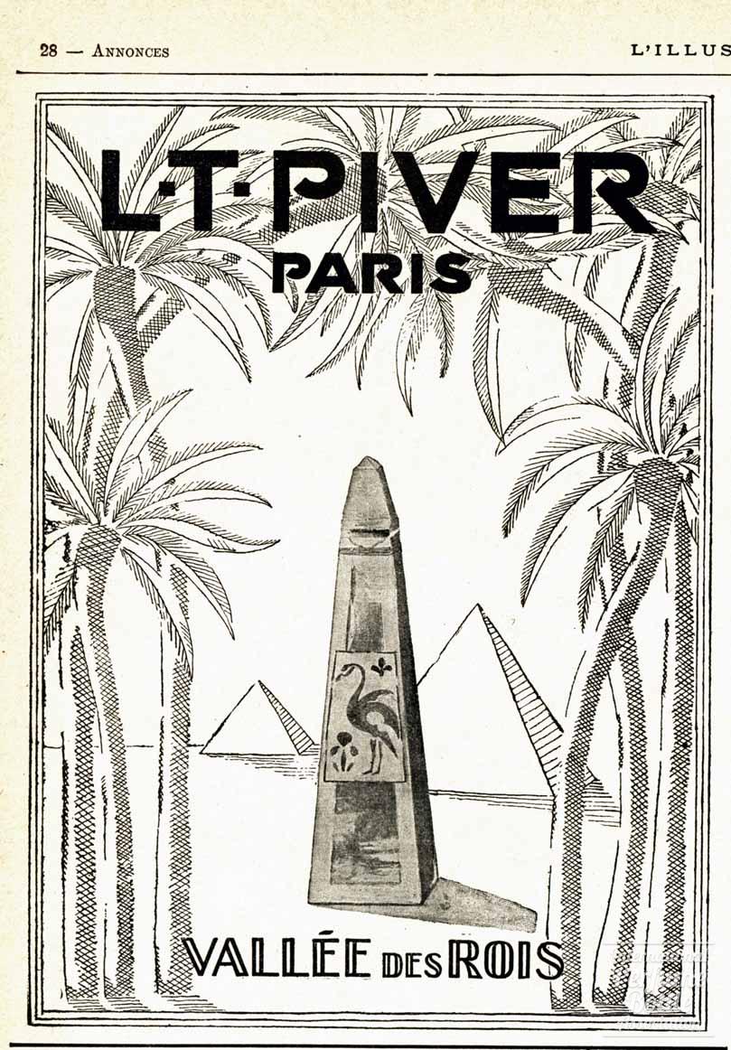 "Vallée des Rois" by L. T. Piver Advertisement - 1925