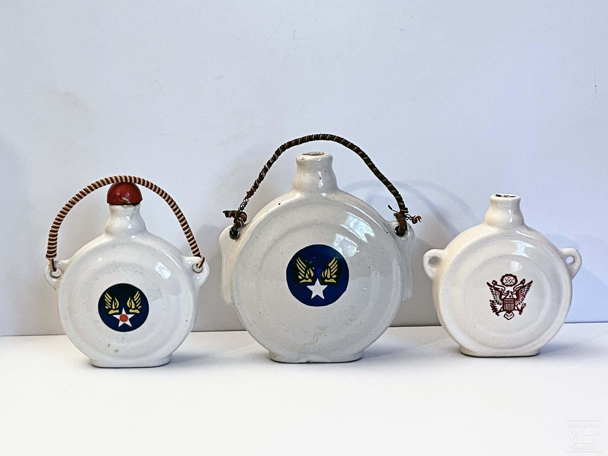 Pottery Canteen Figurals by Bo-Tay