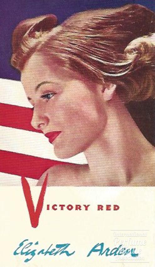 "Victory Red" Makeup Brochure by Elizabeth Arden