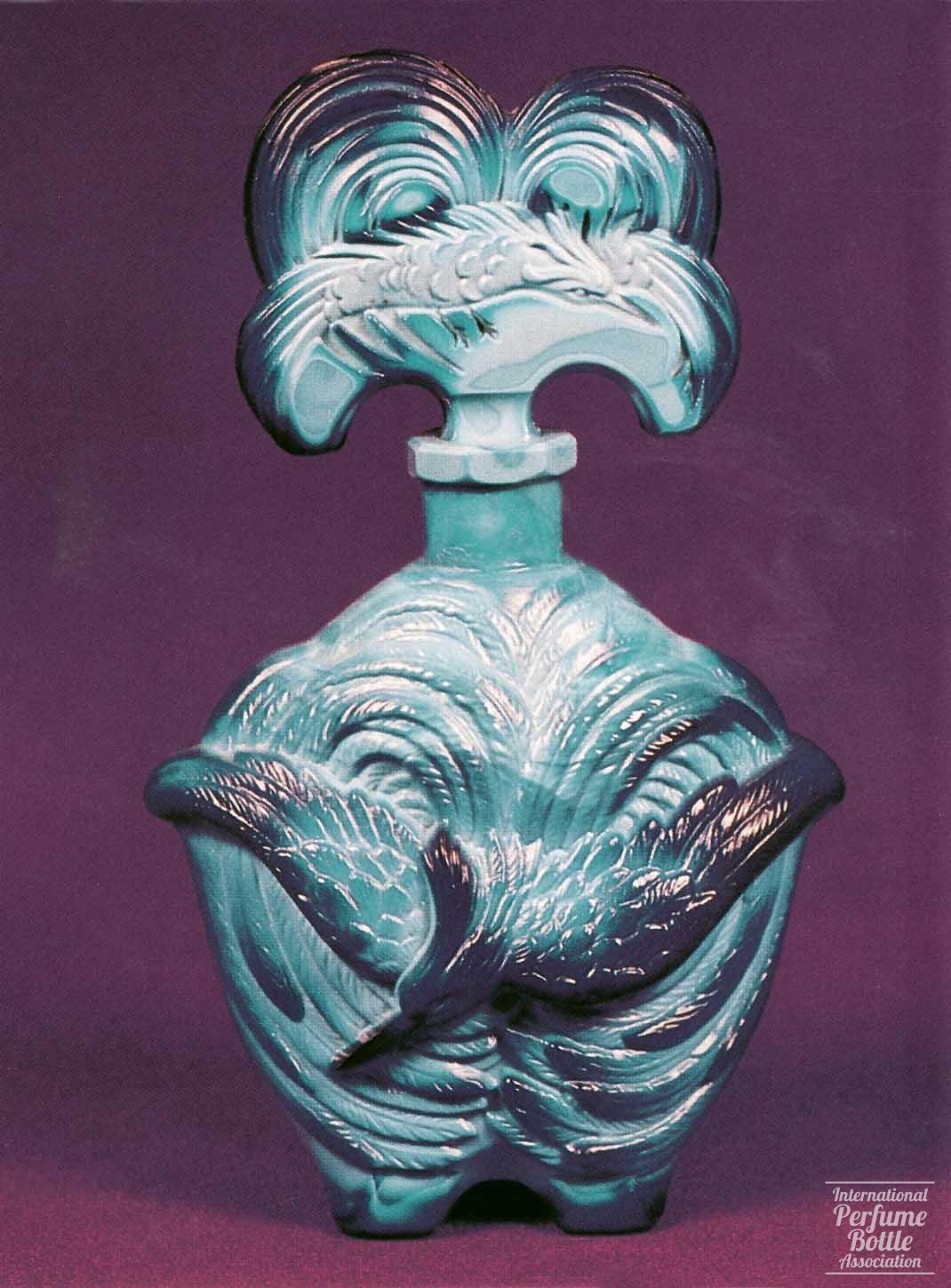 Lapis Lazuli Bottle With Bird, Ingrid Line by Schlevogt