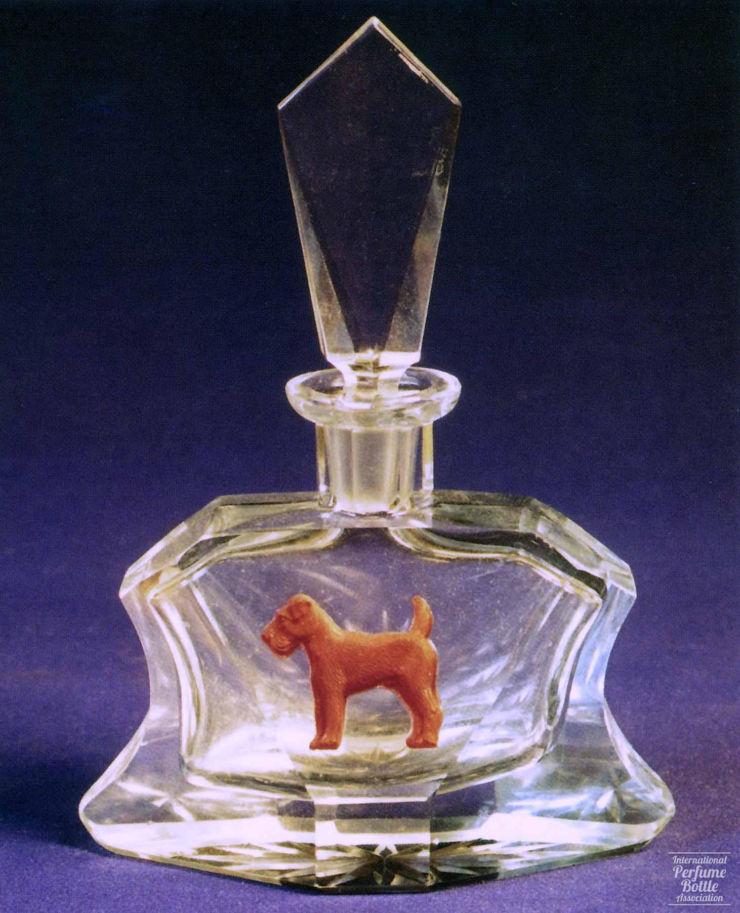 Czech Perfume With Amber Wire Fox Terrier