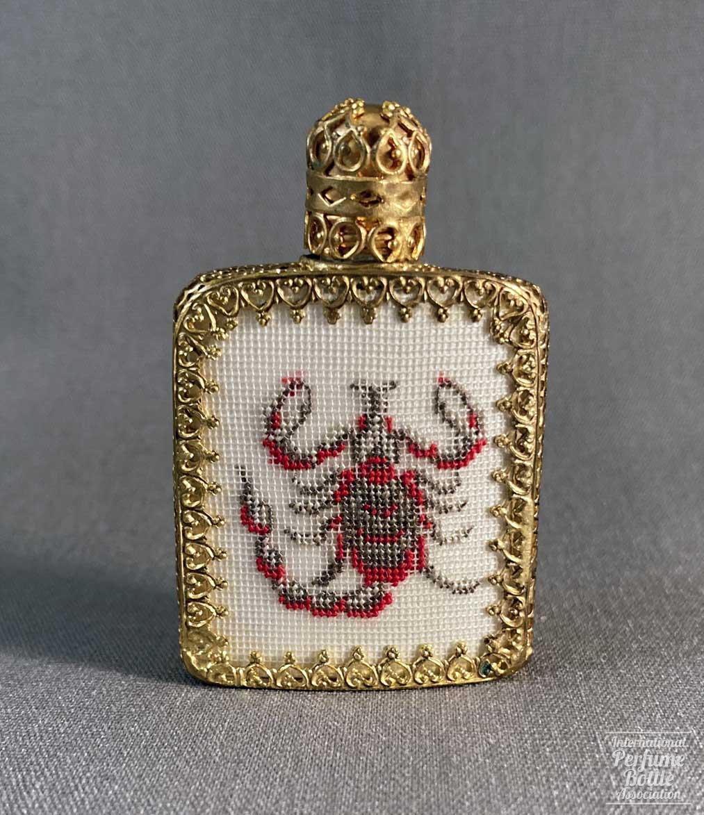Mini Perfume With Scorpion Petit-Point