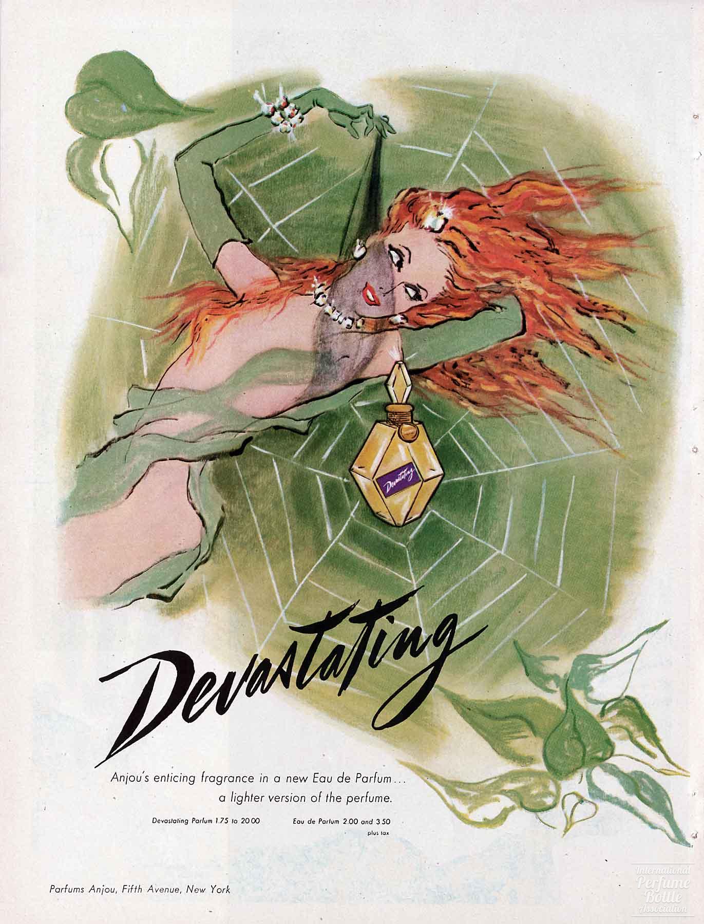 “Devastating” by Anjou (US) Advertisement – 1954