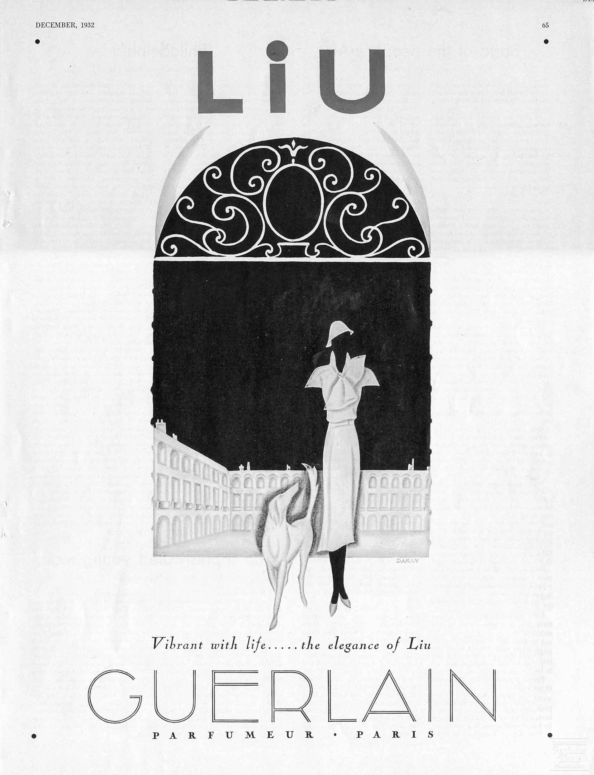 "Liu" by Guerlain Advertisement - 1932