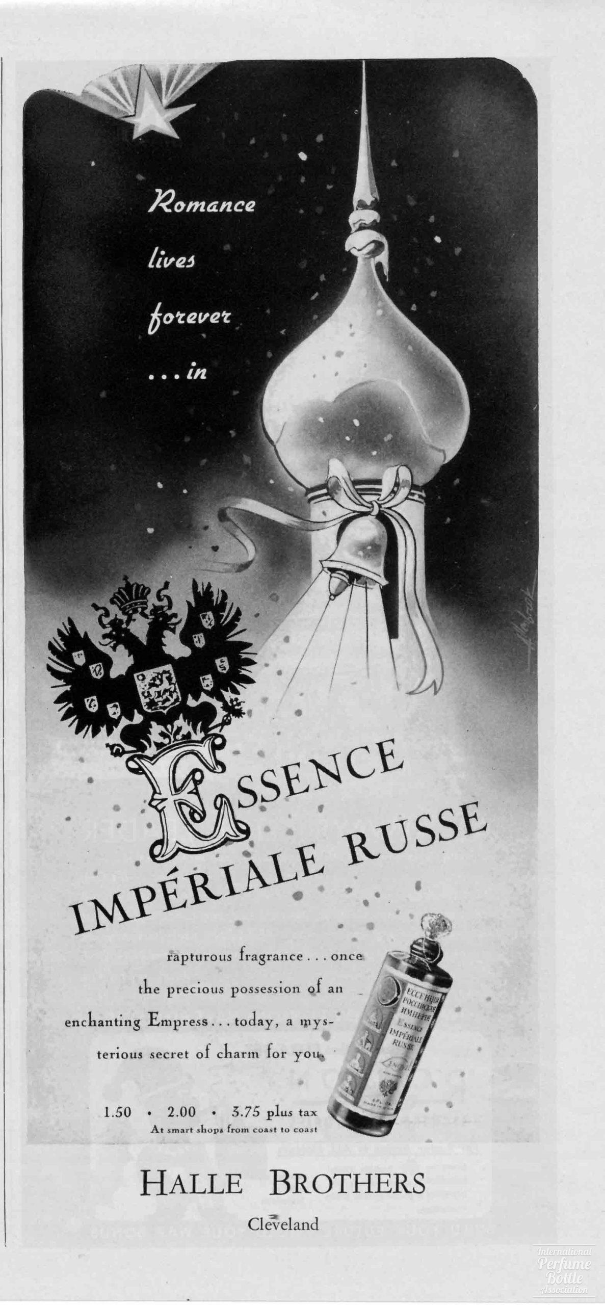 "Essence Imperial Russe" by Lengyel Advertisement - 1945