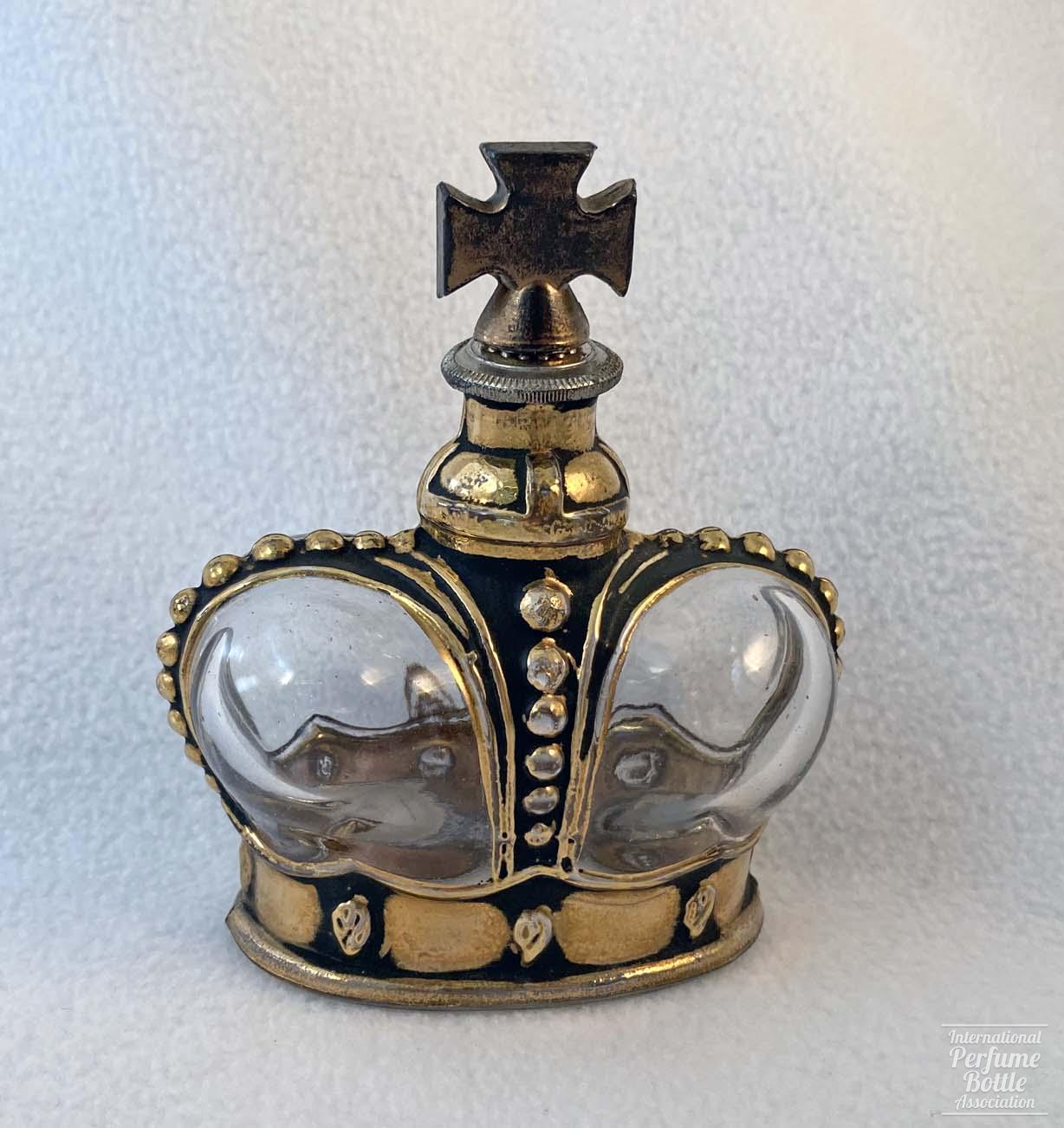 Crown Bottle by Prince Matchabelli With Metal Cross