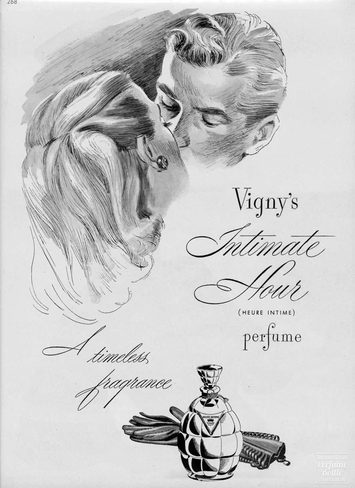 “Heure Intime” by Vigny Advertisement - 1946