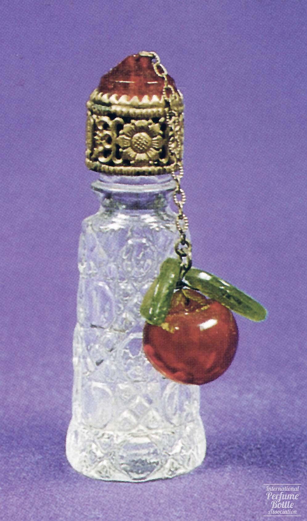 Mini Czech Perfume With Red Apple Dangle
