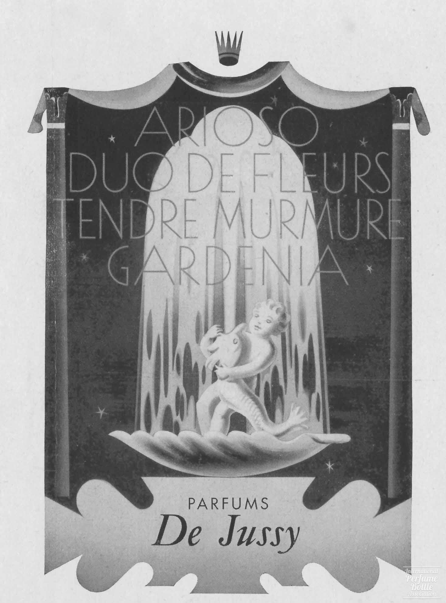 Parfums De Jussy Advertisement - 1945