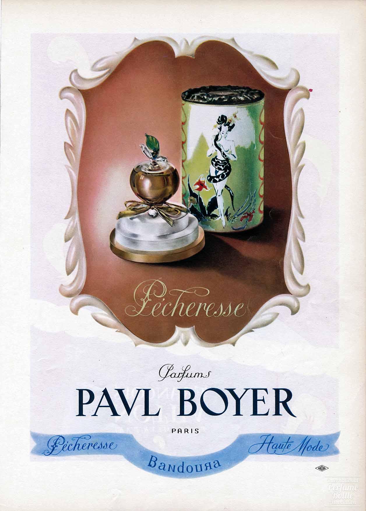 "Pecheresse" by Paul Boyer Advertisement - 1946