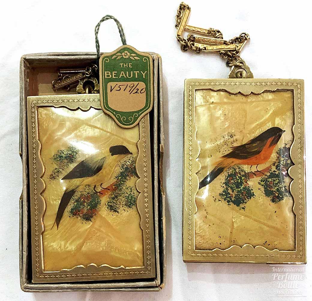 Early Gold Filled Bird Compacts by J. M. Fisher