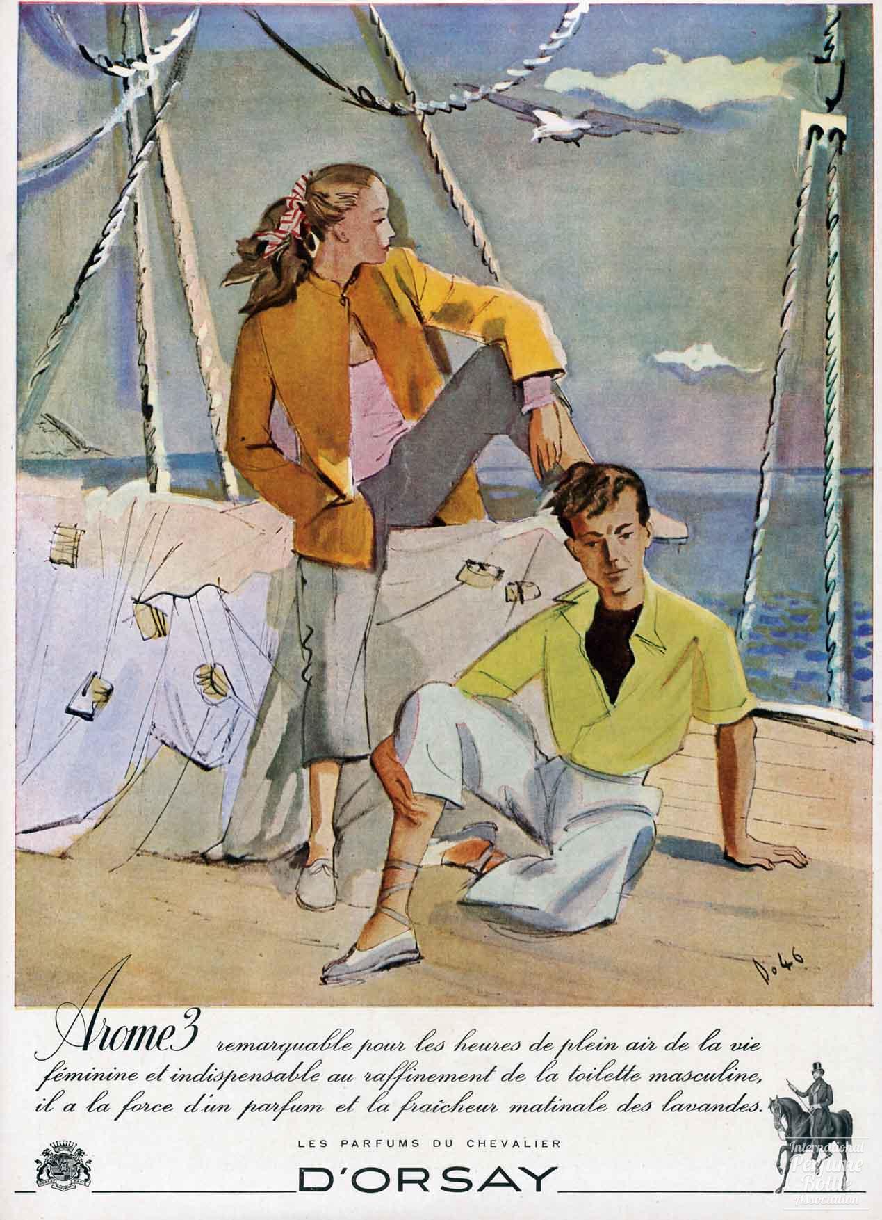 "Arome 3" by D'Orsay Advertisement - 1946