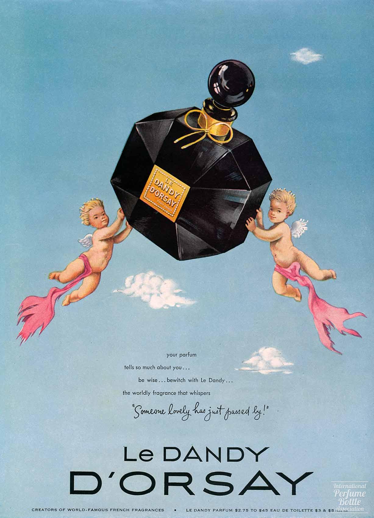 "Le Dandy" by D'Orsay Cherub Advertisement - 1951