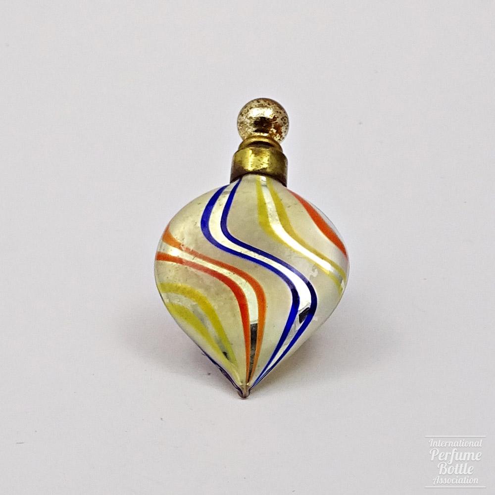 Heart Shaped Swirl and Stripe Bottle
