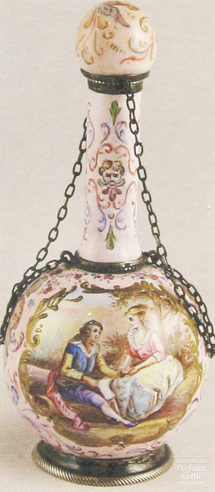 Perfume With Hand Painted Courtly Couple