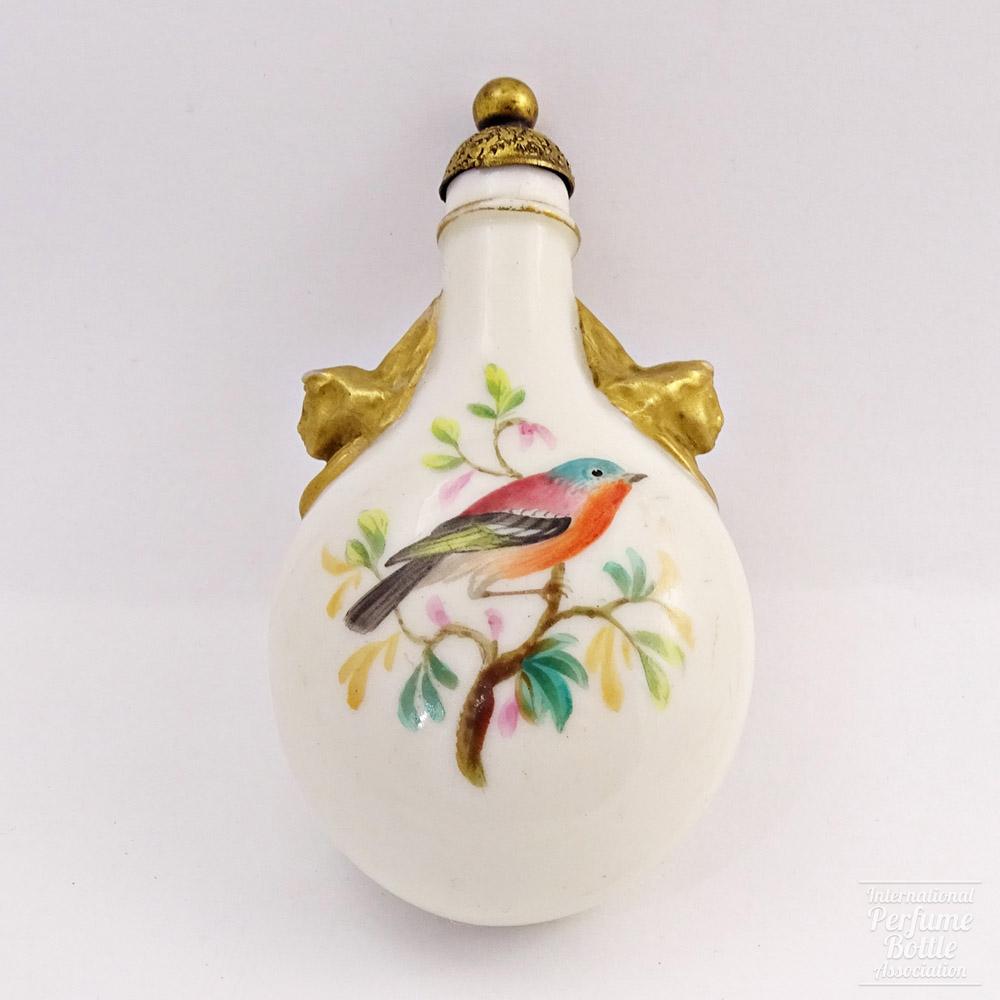 Scent Bottle With Birds by Royal Worcester