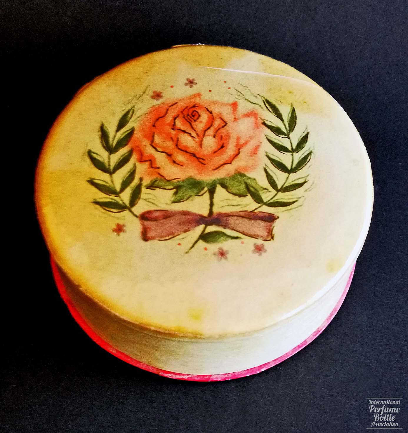 "Autumn Rose" Powder Box by Avon for Brazilian Market