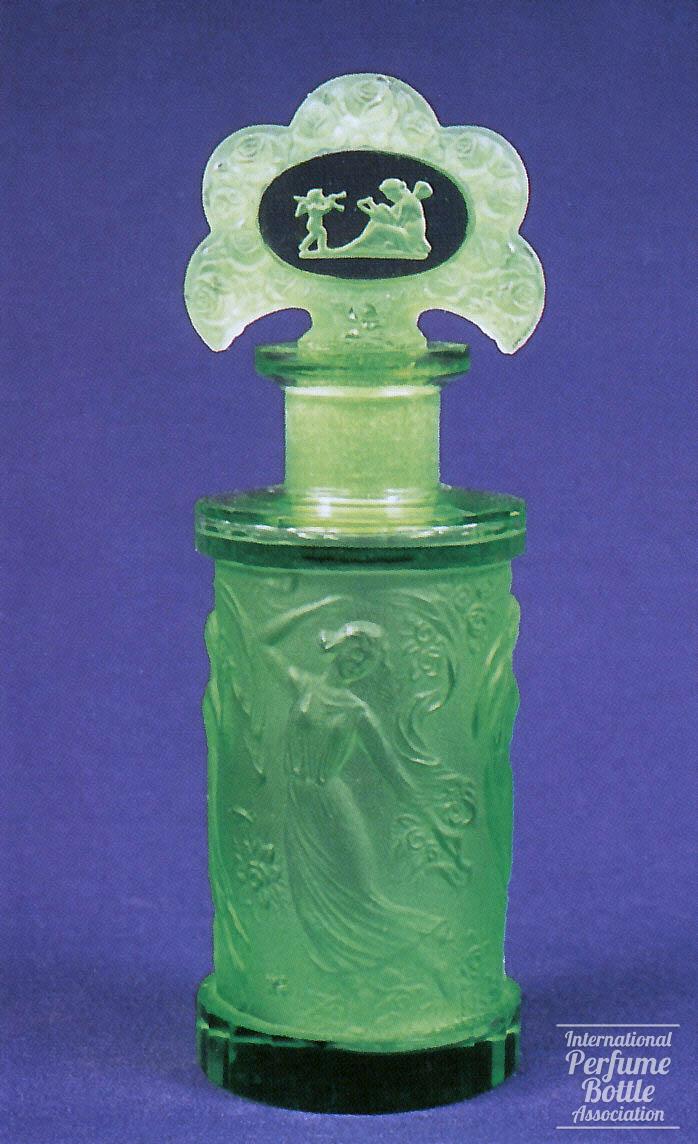 Green Czech With Nymphs and Cherub by Hoffmann