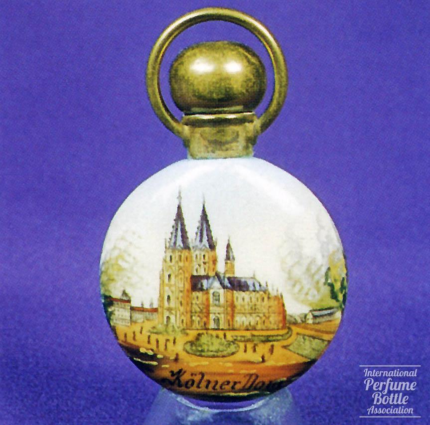 Porcelain Dom Köln Souvenir Bottle