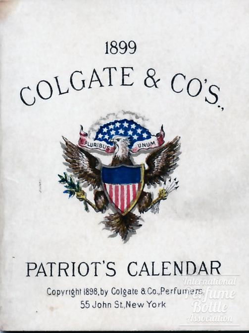 1899 Advertising Calendar by Colgate (US History Theme)