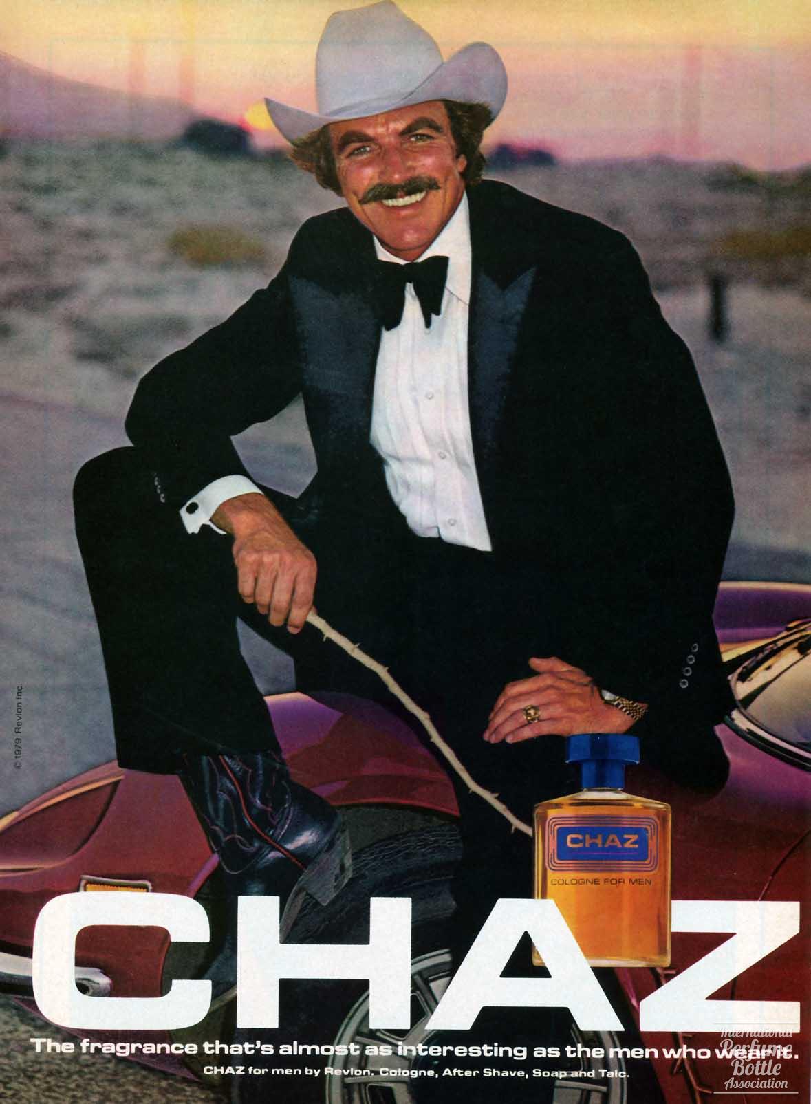 "Chaz" by Revlon Advertisement - 1979