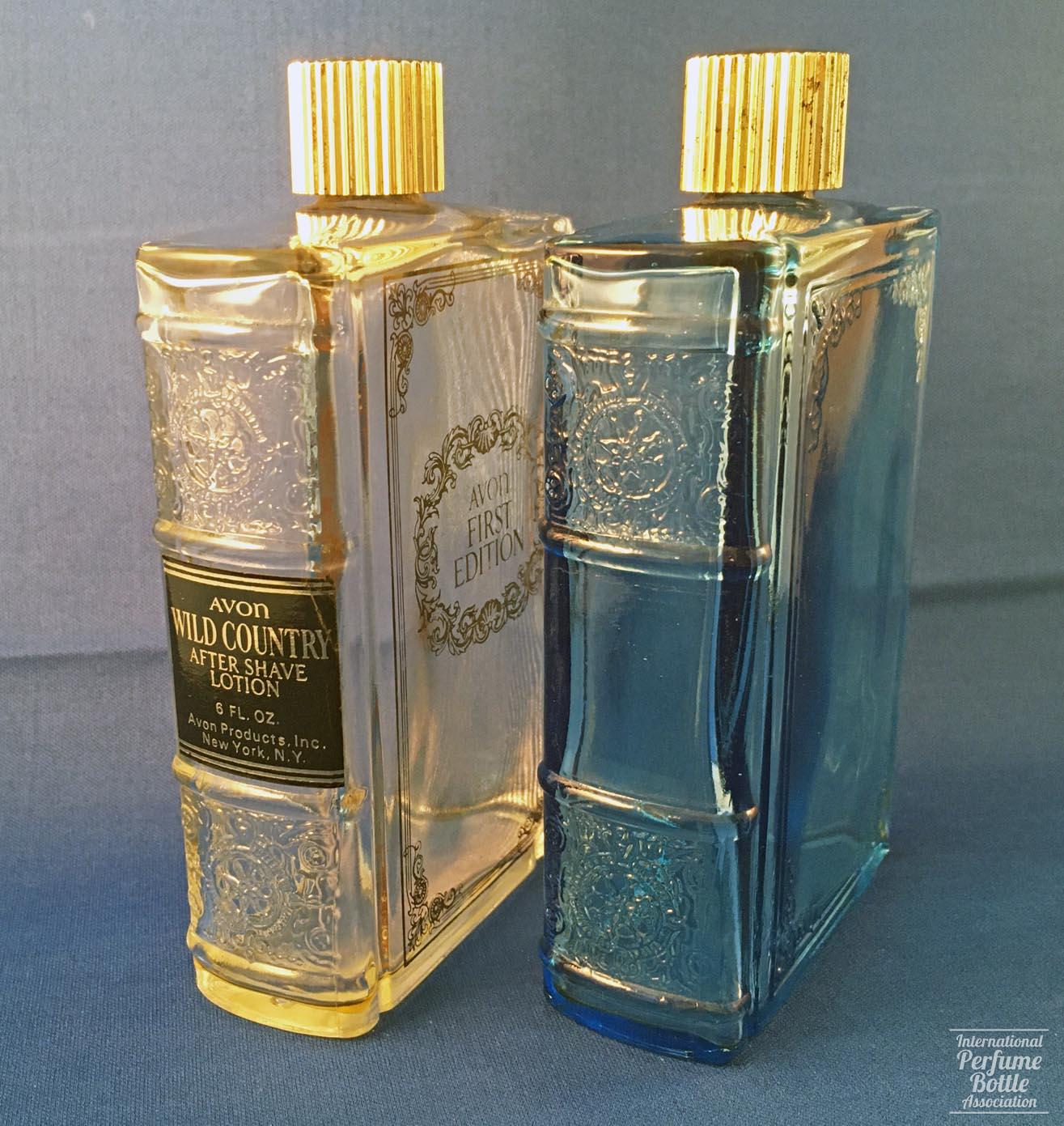 "First Edition" Book Bottles by Avon