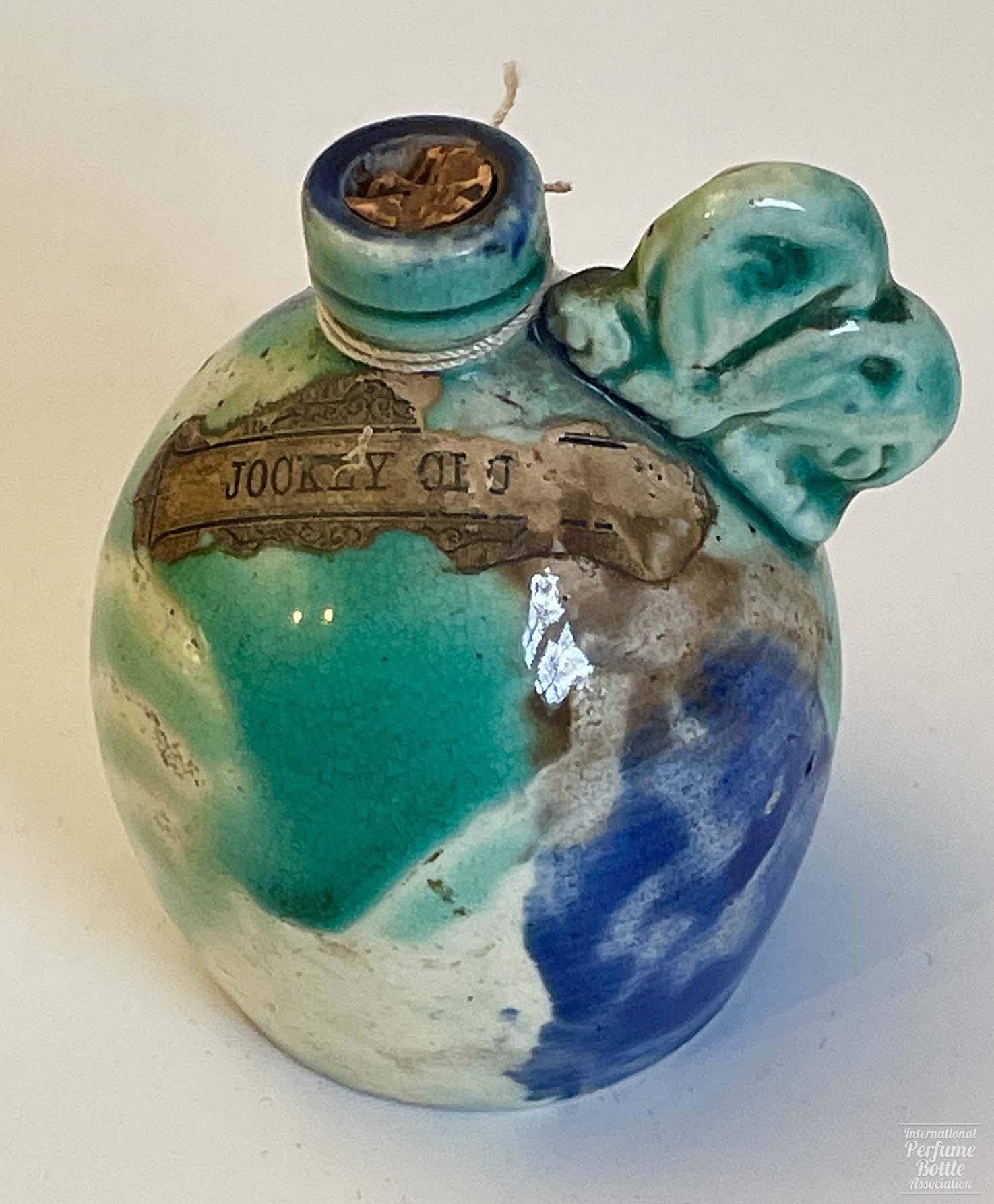 "Jockey Club" Ceramic Bottle by Rickseckers