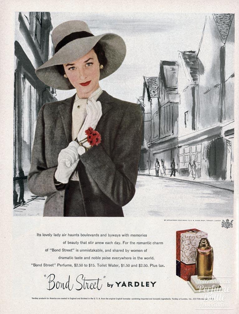 "Bond Street" by Yardley Advertisement - 1947
