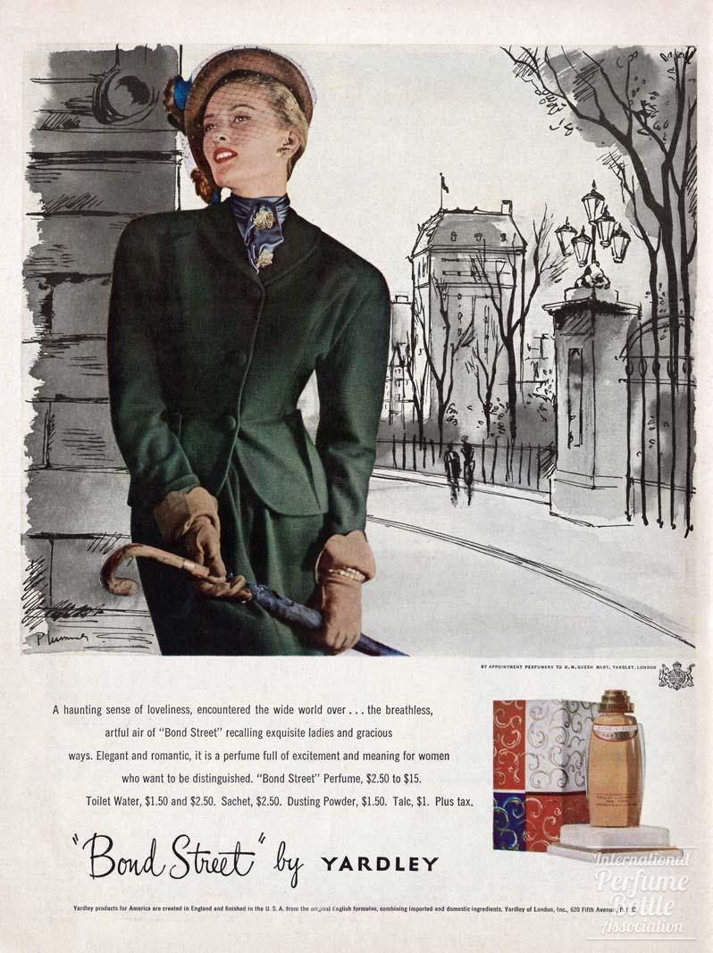 "Bond Street" by Yardley Advertisement - 1948