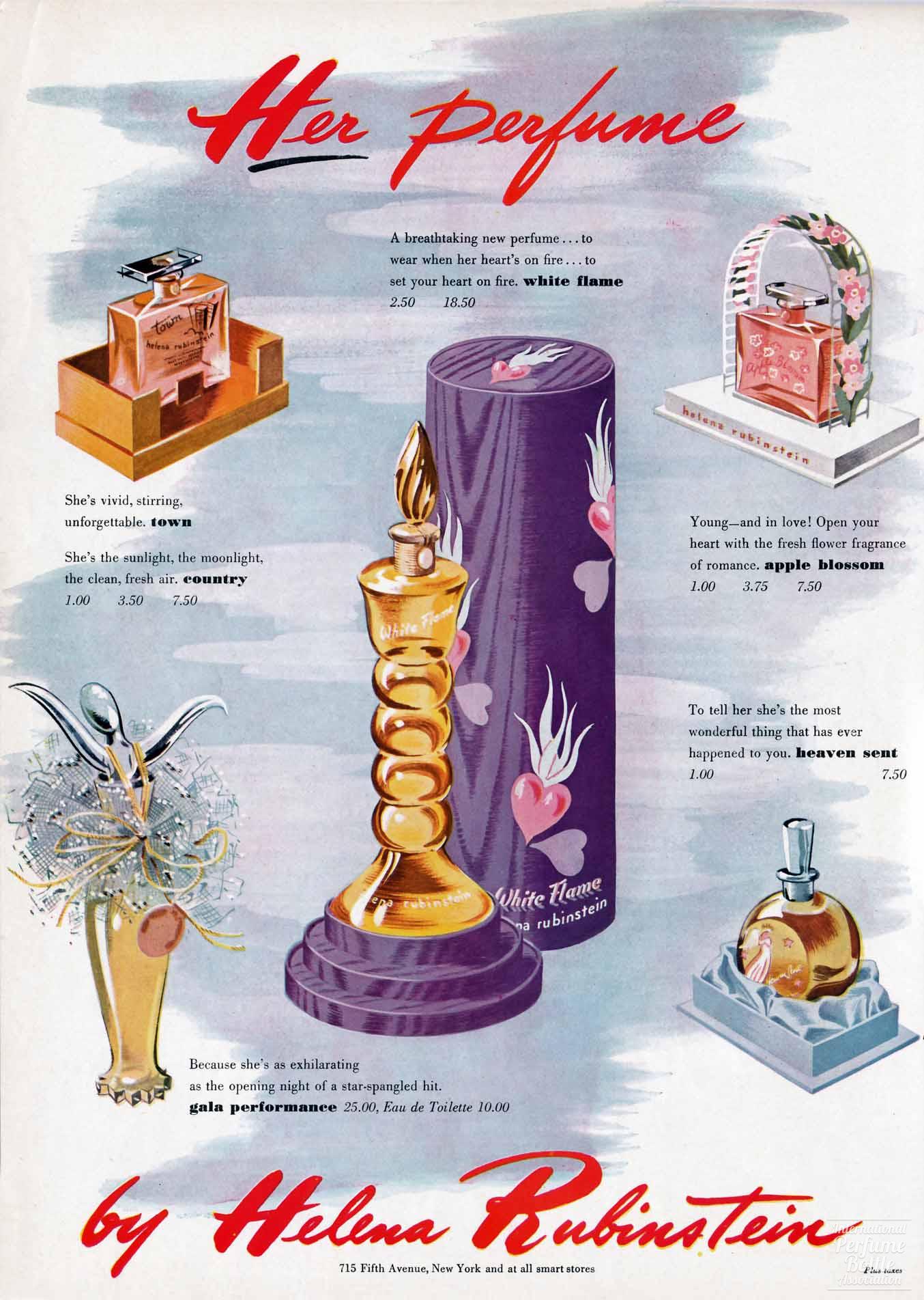 Perfumes by Helena Rubinstein Advertisement - 1943
