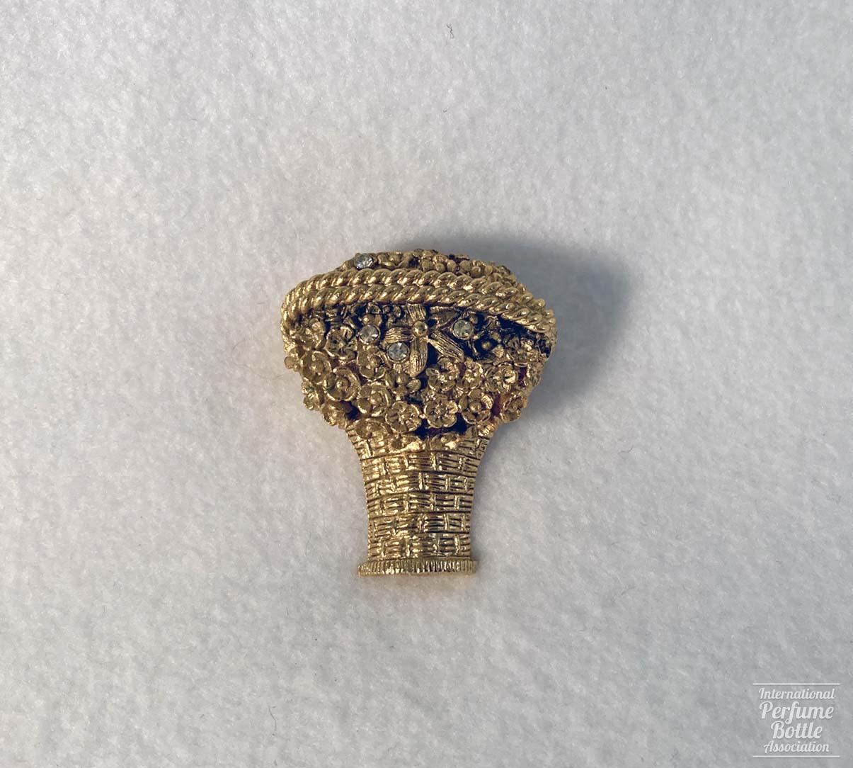 Flower Basket Brooch by Avon