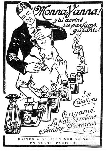 Perfumes by Monna Vanna Advertisement - 1921