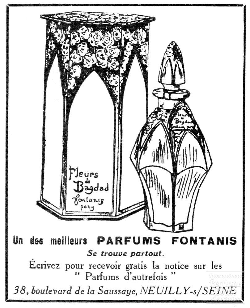 "Fleurs de Bagdad" by Fontanis Advertisement - 1925