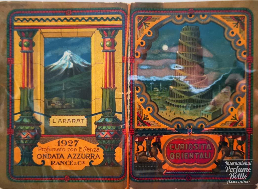 1927 Advertising Calendar/ Almanac by Rancé (Oriental Curiosities Theme)
