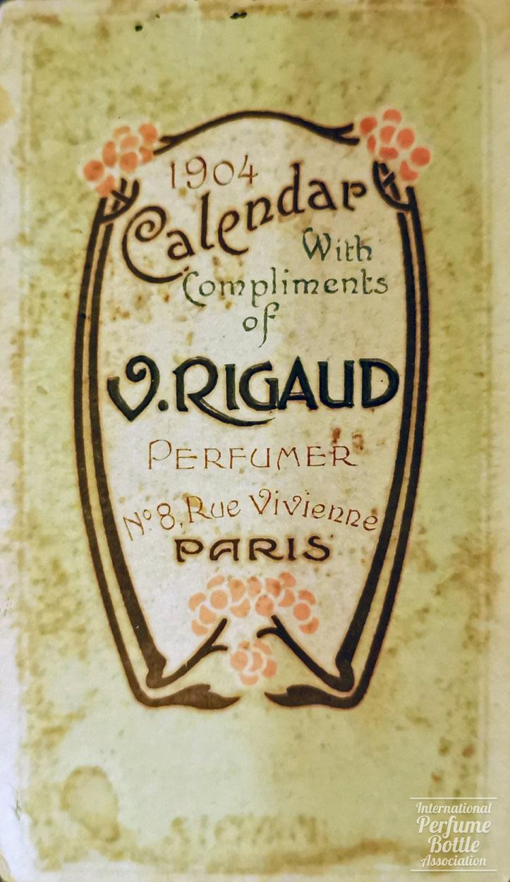 1904 Advertising Calendar by Rigaud