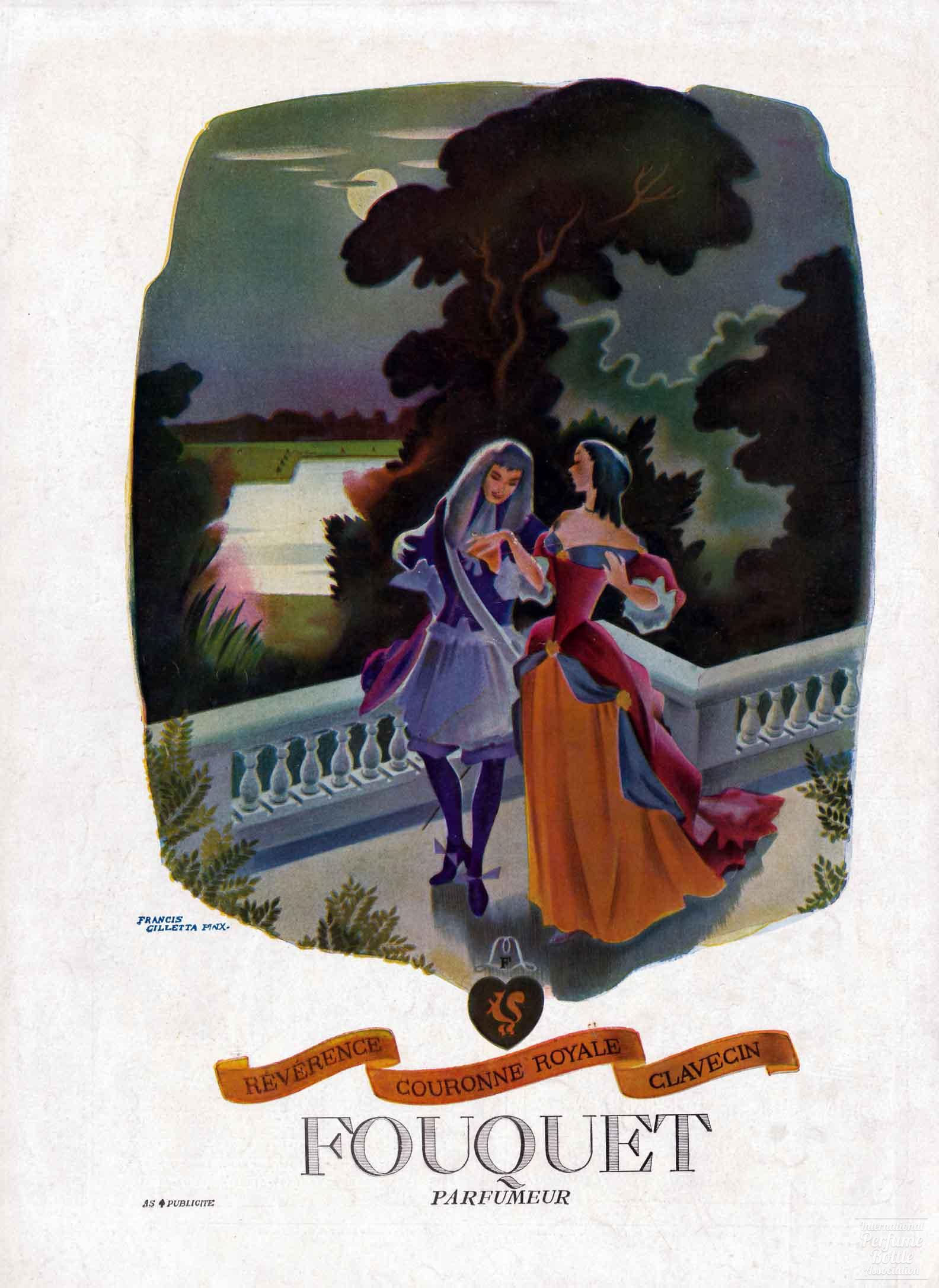 Perfumes by Fouquet Advertisement - 1946