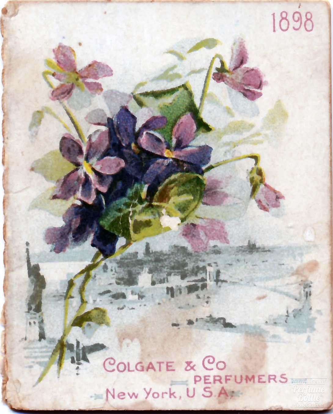 1898 Advertising Calendar by Colgate (New York City Theme)