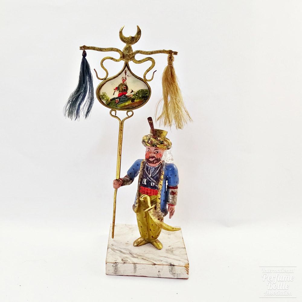 Lead Soldier Carrying Perfume Bottle
