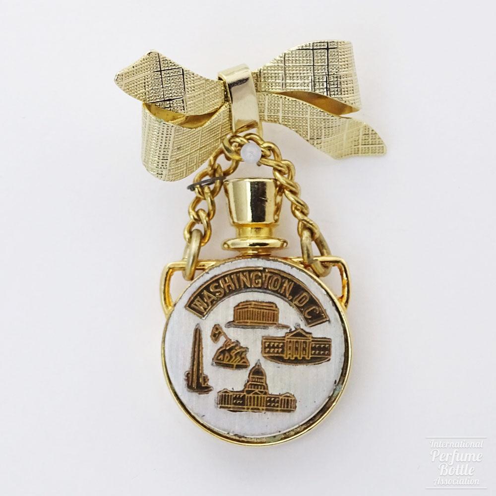 Washington DC Tourist Perfume Brooch