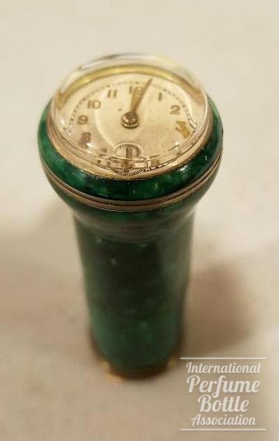 Green Lipstick With Working Watch