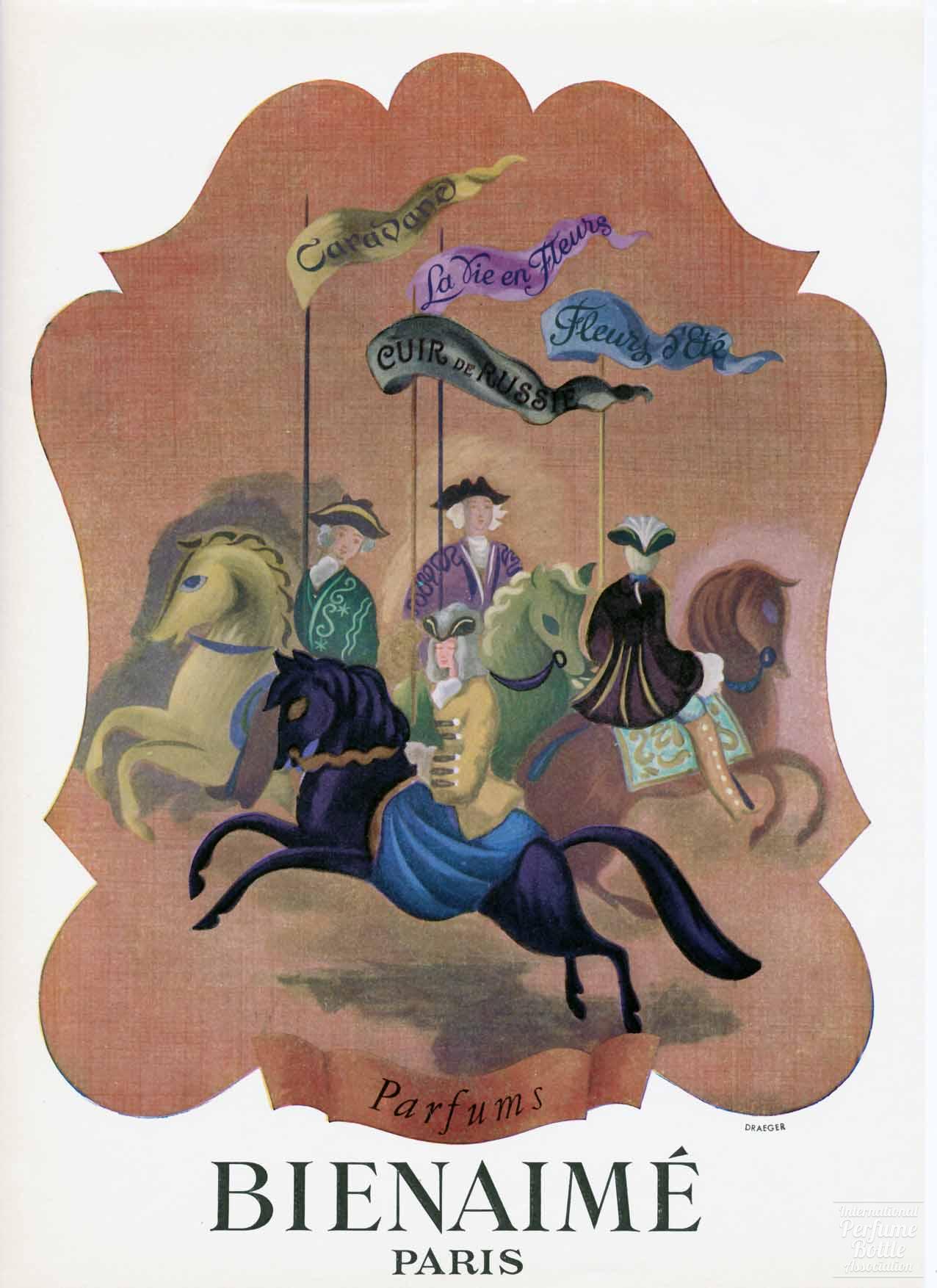 Parfums by Bienaimé Advertisement – 1950's