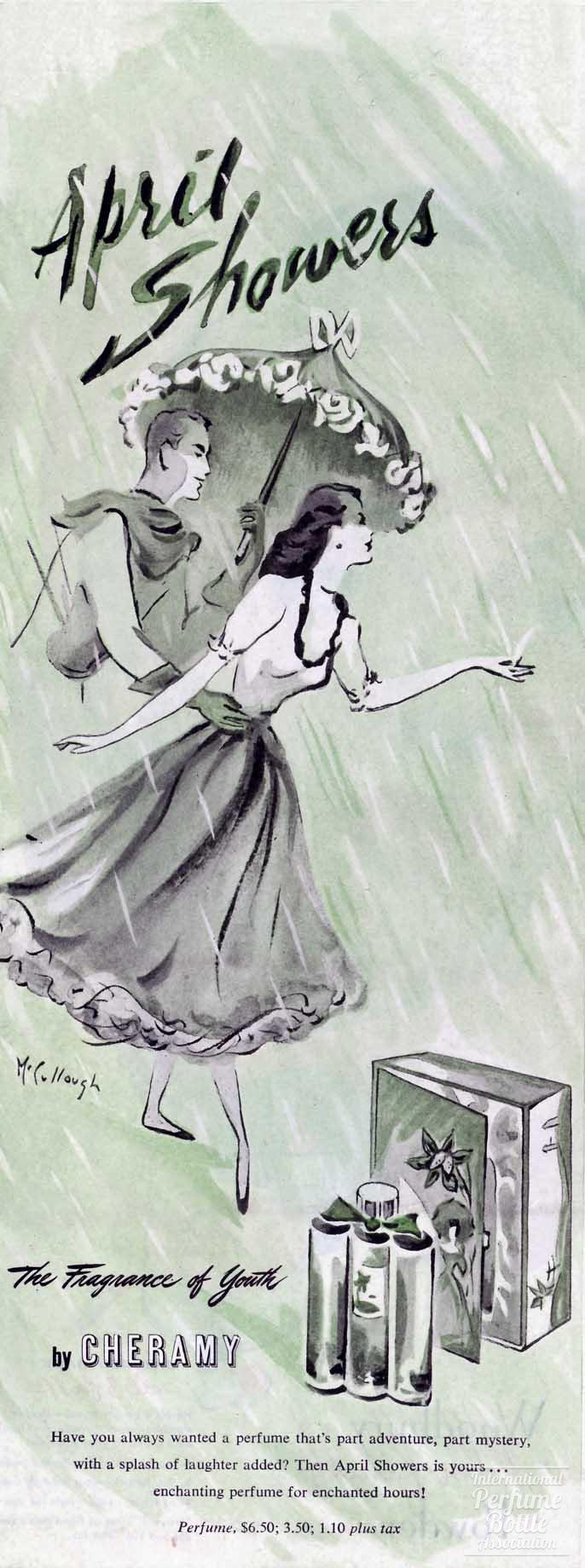 "April Showers" by Cheramy Advertisement - 1946
